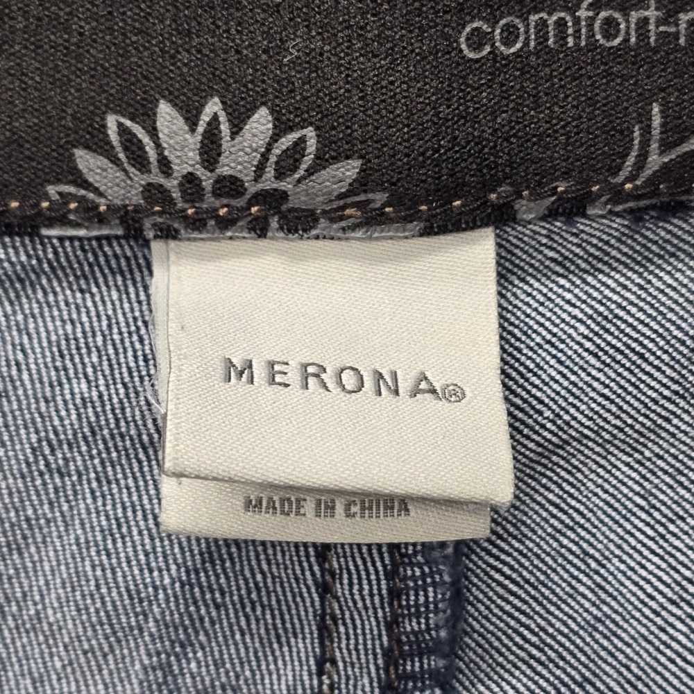 Merona Bootcut Jeans Dark‎ Wash Stretch Classic Mid Rise Women 20W - Picture 4 of 8